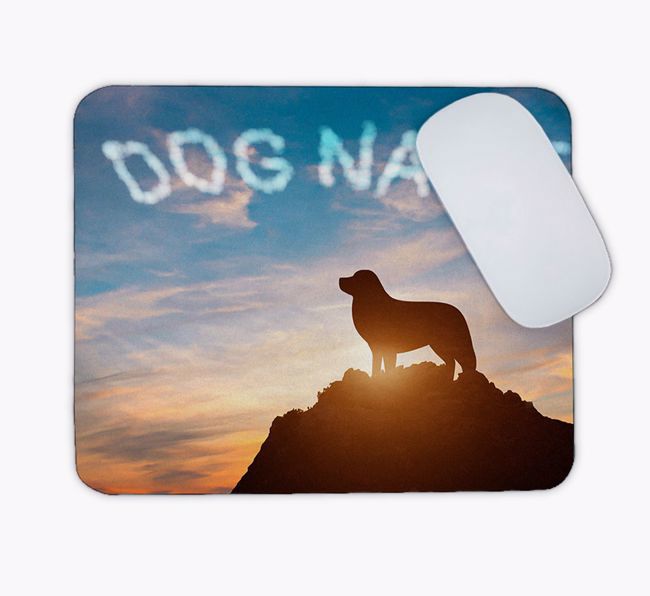 Sunset Clouds: Personalised {breedFullName} Mouse Mat